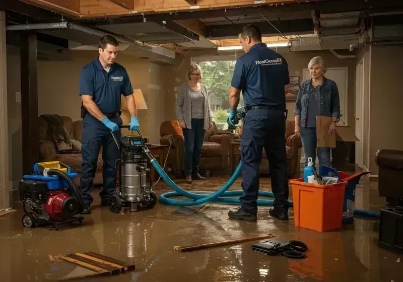 Basement Water Extraction and Removal Techniques process in Wolcottville, IN