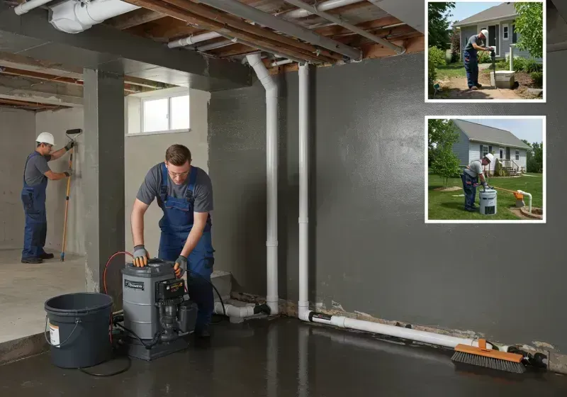 Basement Waterproofing and Flood Prevention process in Wolcottville, IN